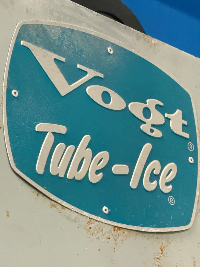 Vogt Tube-Ice badge on one of our machines